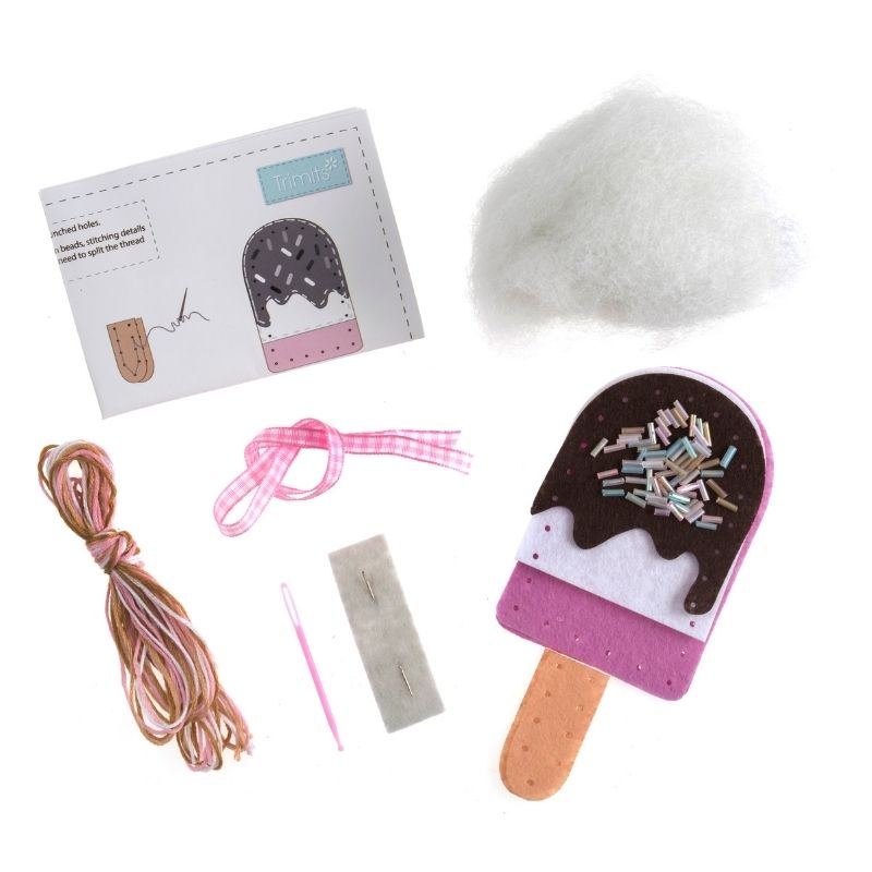 Felt Decoration Kit - Ice Lolly